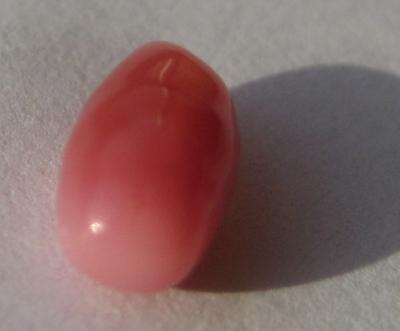 1+ carats Conch Pearl Long Oval Pink