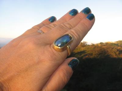 Abalone 2025 pearl ring