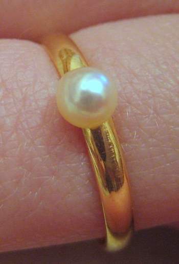 Natural Pearl Ring