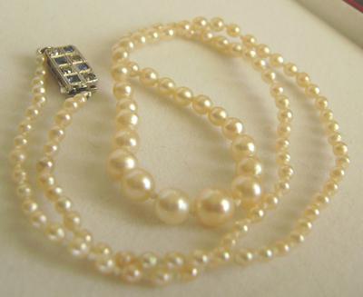 Pascal Saltwater Cultured Pearl Strand Necklace 18k Gold 15.25” –  Jewelryauthority