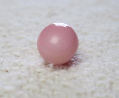 Conch Pearl Pastel Pink 3+ carats Oval with Flame