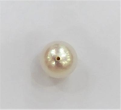 High Luster Natural Pearl Basra 2+ carat 7mm Part Drilled DANAT certificate