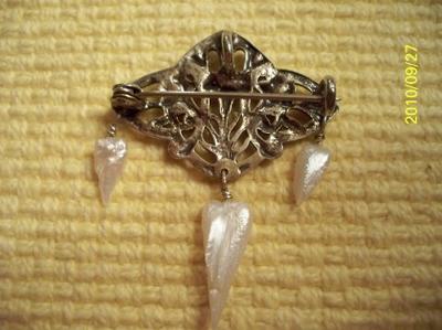 Natural Mississippi River Pearl Brooch or Pendant