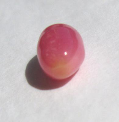 Oval Dark Pink Conch Pearl Oval 1+ carat Full Flame