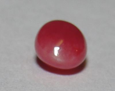 Rare conch pearl - rose colored