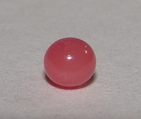 Red Conch Pearl Near Round for Sale