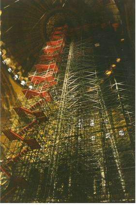 Scaffolding Hagia Sophia Istanbul